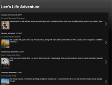 Tablet Screenshot of leeslifeadventure.com